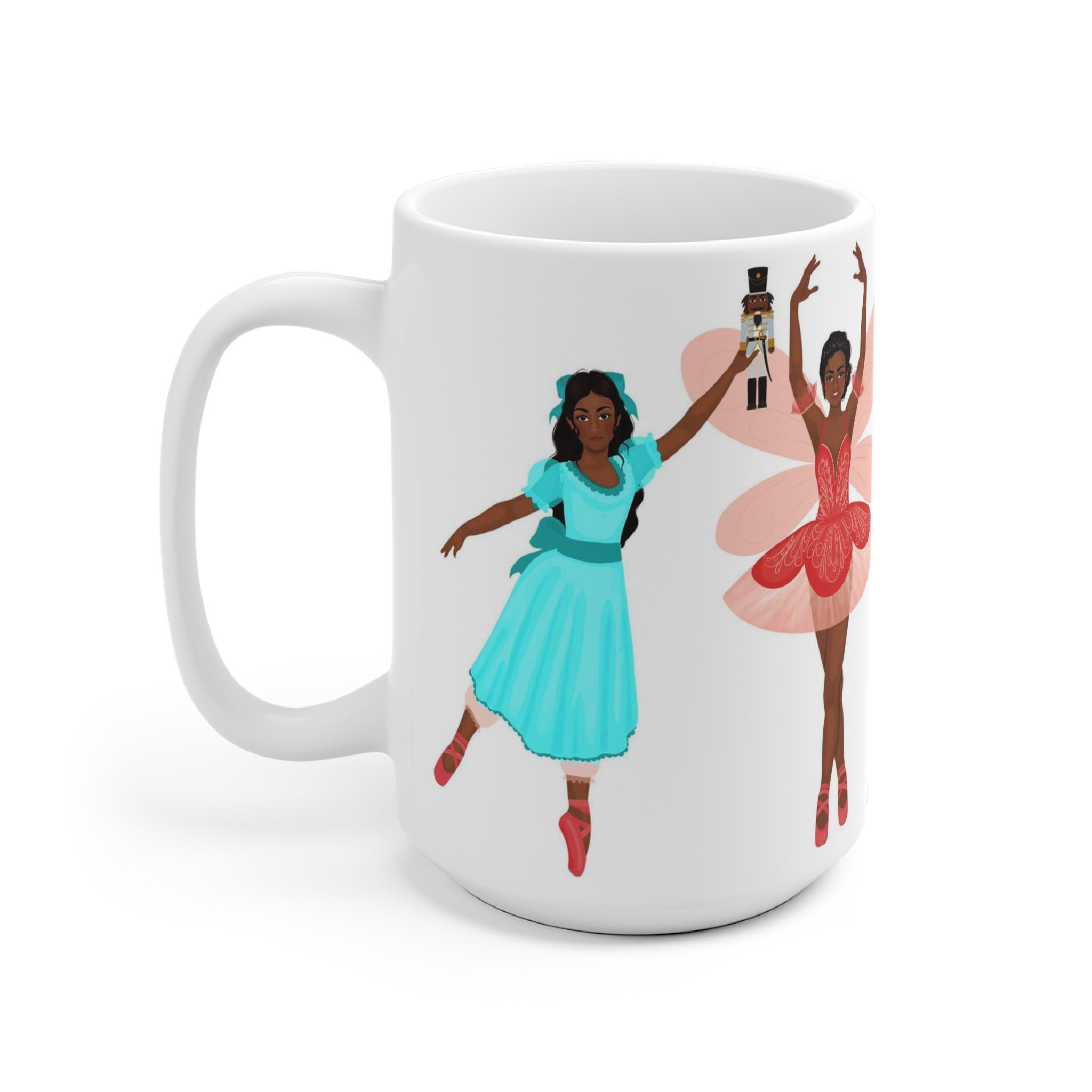 Black Nutcracker Ballet Mug African American Brown Skin Etsy
