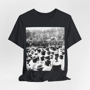 Camiseta vintage con foto de HBCU: Historia de la educación afroamericana, camiseta de graduación Vintage Black