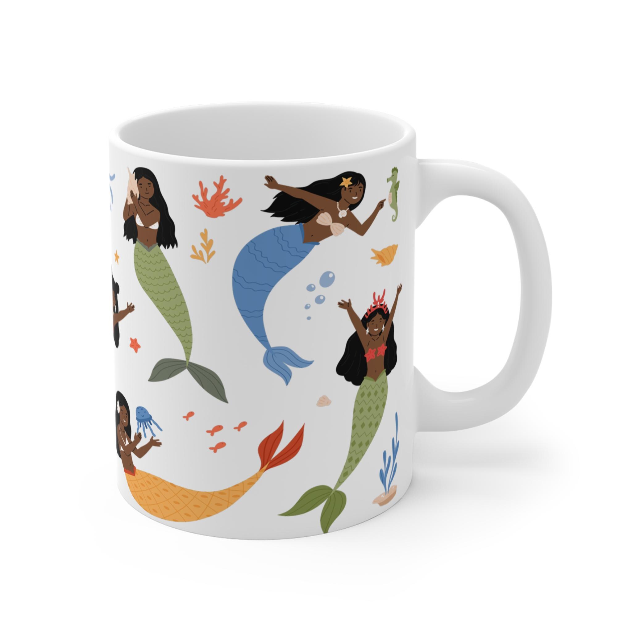 Black Mermaids Mug 11oz