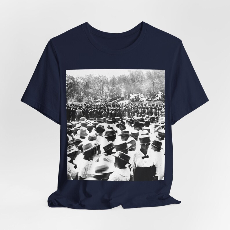 Camiseta vintage con foto de HBCU: Historia de la educación afroamericana, camiseta de graduación Navy