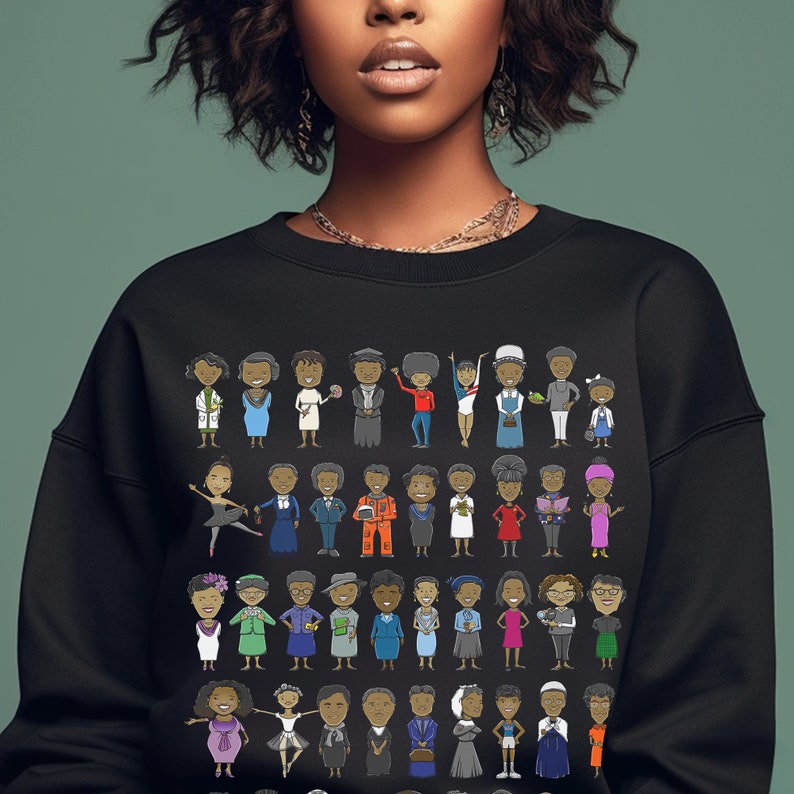 Sweat-shirt Black History Women Black Women Matter Hauts afro-américains Autonomisation des femmes Black Girl Power Black