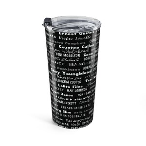 Black Writers 20oz Tumbler: Literary Authors Gift for Book Lovers image 5