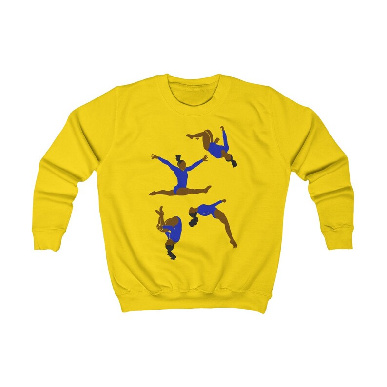 Black Girl Gymnast Sweatshirt Gift for Black Kids