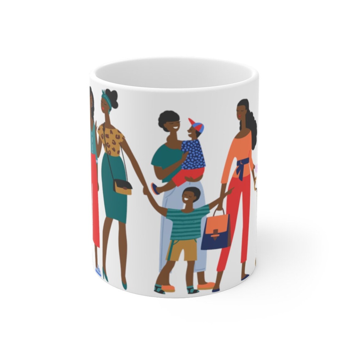 Mama Mug Mother and Child African American Mugs Brown Etsy