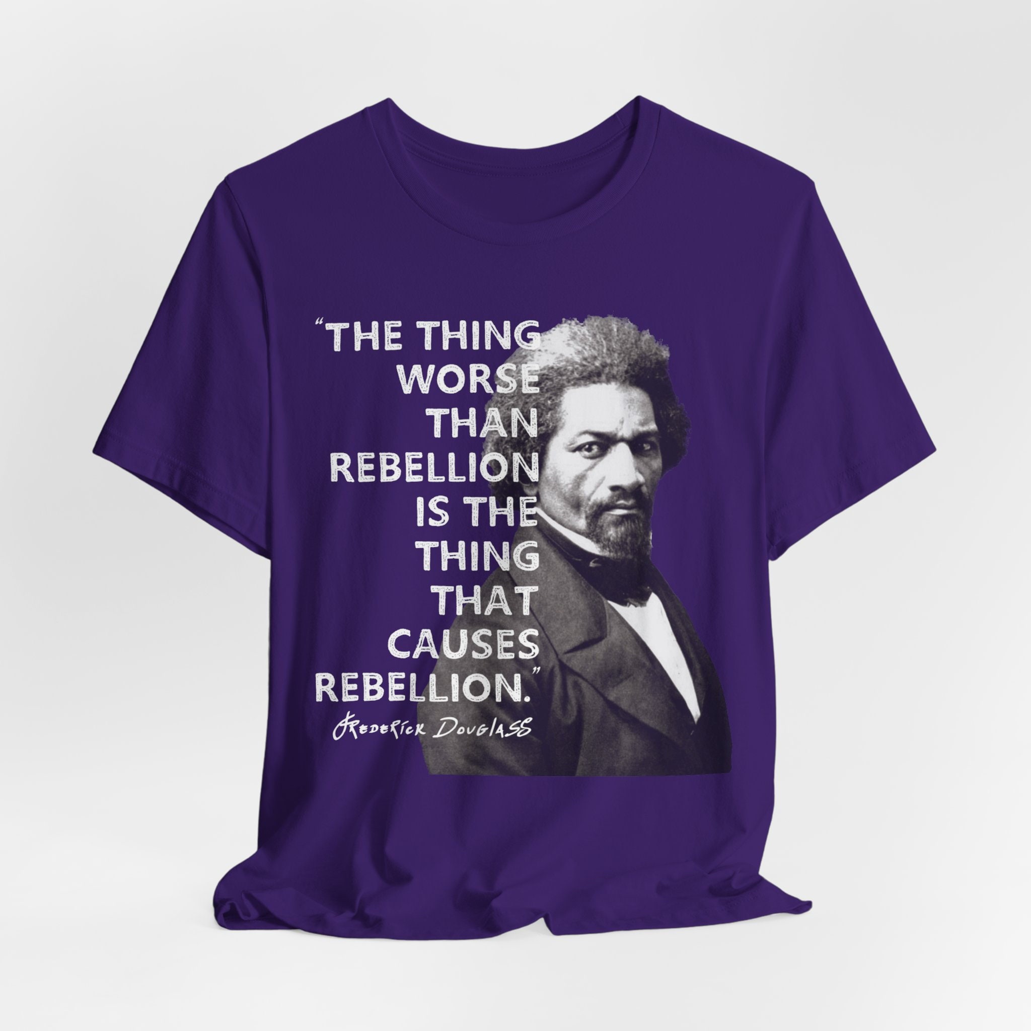 フレデリック・ダグラスの名言Tシャツ - 黒人歴史ユニセックスTシャツ 