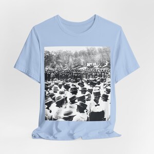 Camiseta vintage con foto de HBCU: Historia de la educación afroamericana, camiseta de graduación Baby Blue