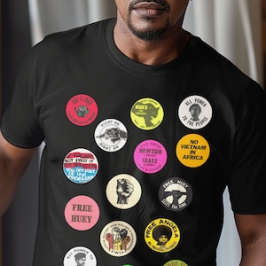 Black Panther Party Shirt - Black History Gift - African American Tee - Black Pride - Black Power Fist - Huey Newton - Angela Davis