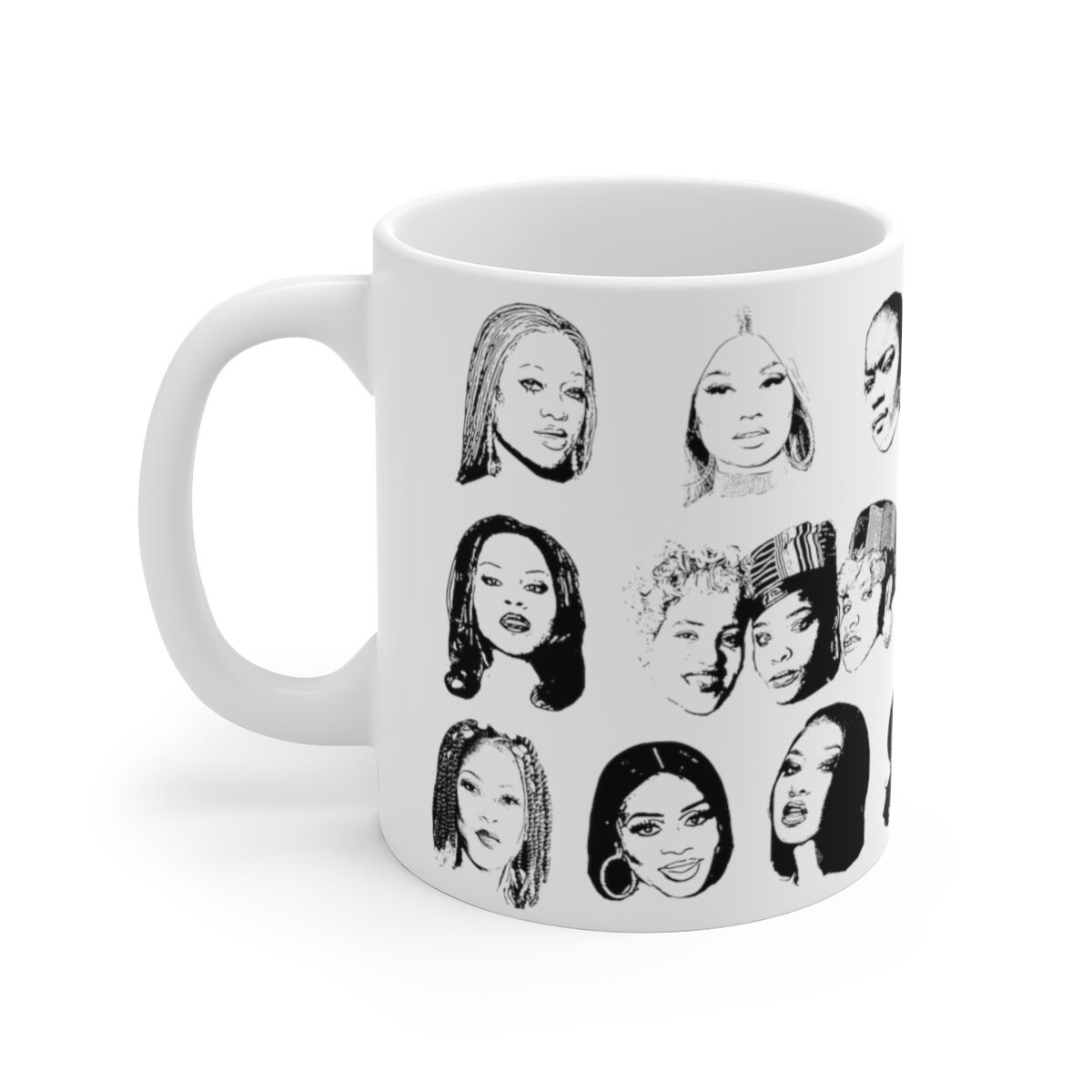 Female Rappers Mug Hip Hop Music Cup Old School Rap Rap | Etsy