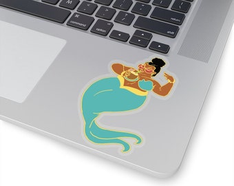 Mermaid Sticker - Black Mermaids - African American Stickers - Laptop Decal - Black Girl Magic - Curvy Woman