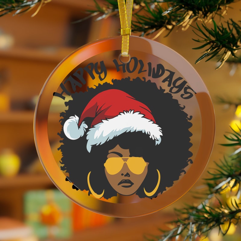 African American Christmas Ornaments - Etsy