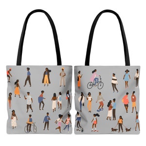 Draagtas Black People Outside - Afro-Amerikaanse geschenken - Black Woman-draagtas - Afrocentrische tassen - Black Pride - Melanin Life Bag - Black Owned