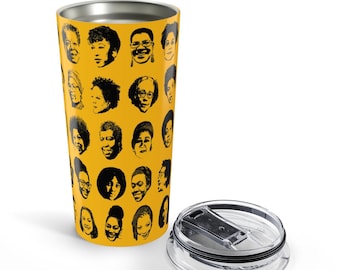 Black Women Writers Travel Mug: Literary Gift for Readers