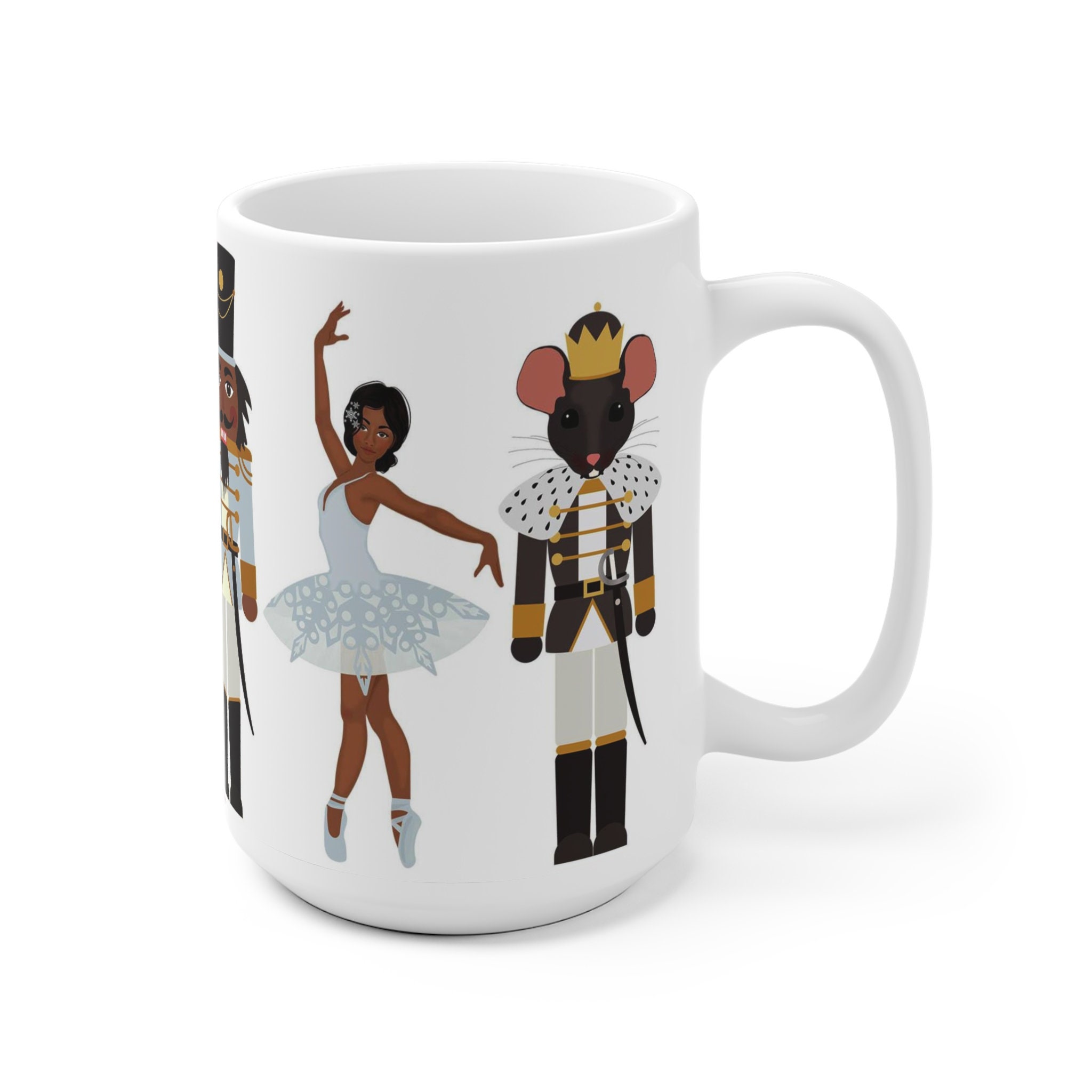 Black Nutcracker Ballet Mug African American Brown Skin Etsy