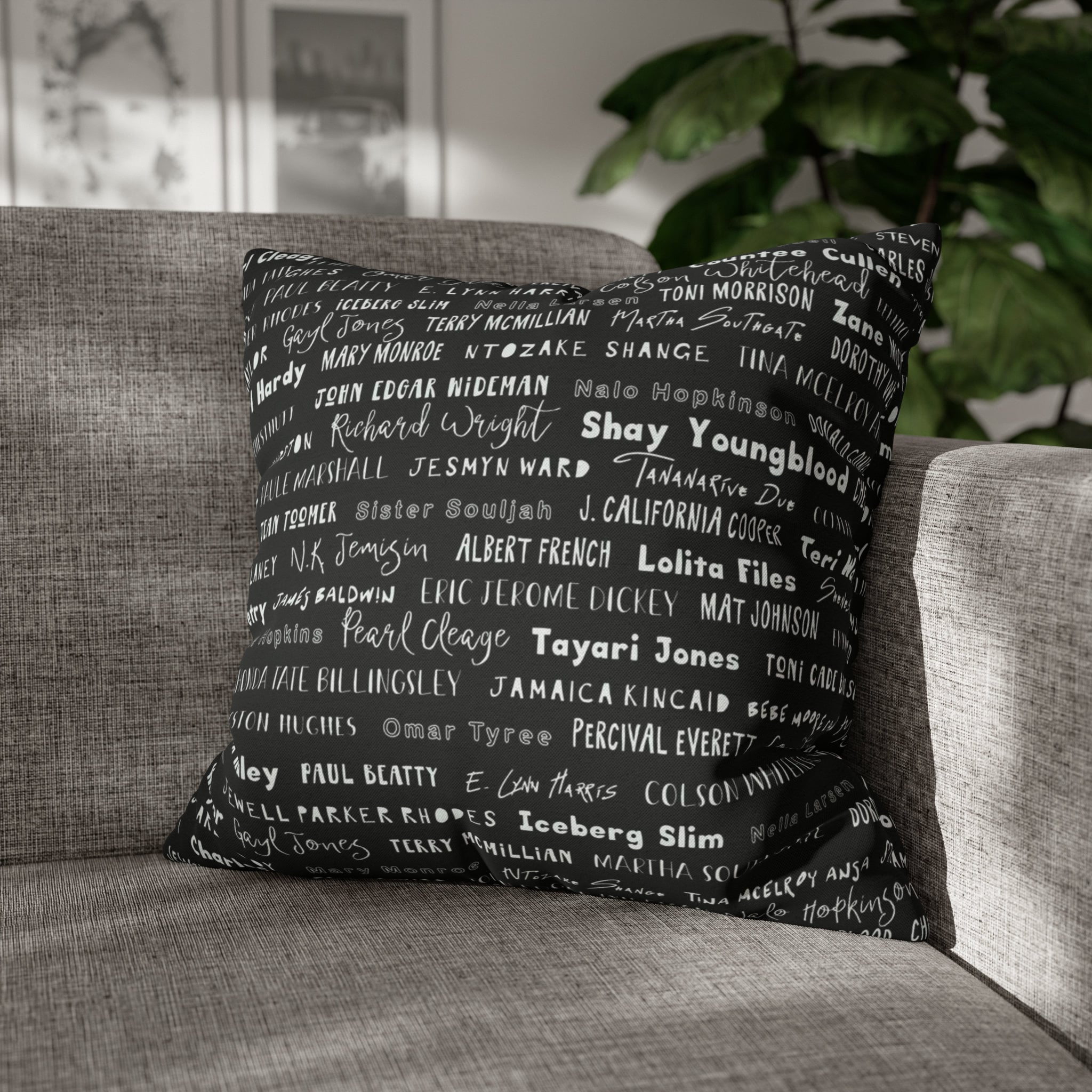 黒人文学枕：文学作家と著者 - アフロリーダーデコレーション - Etsy 日本