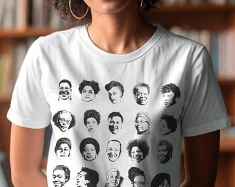 Black Women Writers Shirt - Black Literature - Urban Fiction - Gift for Writer - African American Authors - Black History- Black Woman Pride
