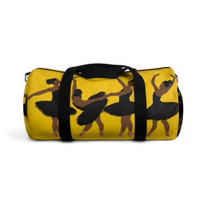 Black Ballerina Duffel Bag African American Dance Ballet Duffle Bag Dancer Gifts Black Dancers Black Girl Magic Misty Copeland image 7