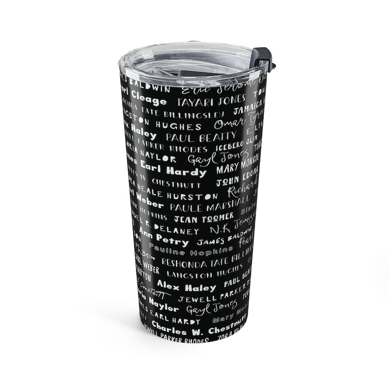 Black Writers 20oz Tumbler: Literary Authors Gift for Book Lovers image 3