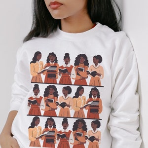 Brown Girls Read Sweatshirt - African American Tops - Female Empowerment - Black Readers - Bookish Gifts - Adult Unisex