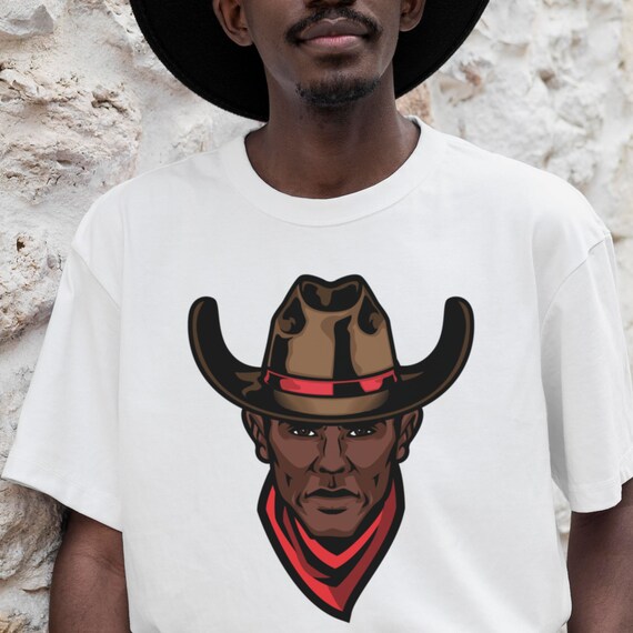 gras Alice Manifesteren Black Cowboy Shirt Rodeo Man Buffalo Soldier History - Etsy