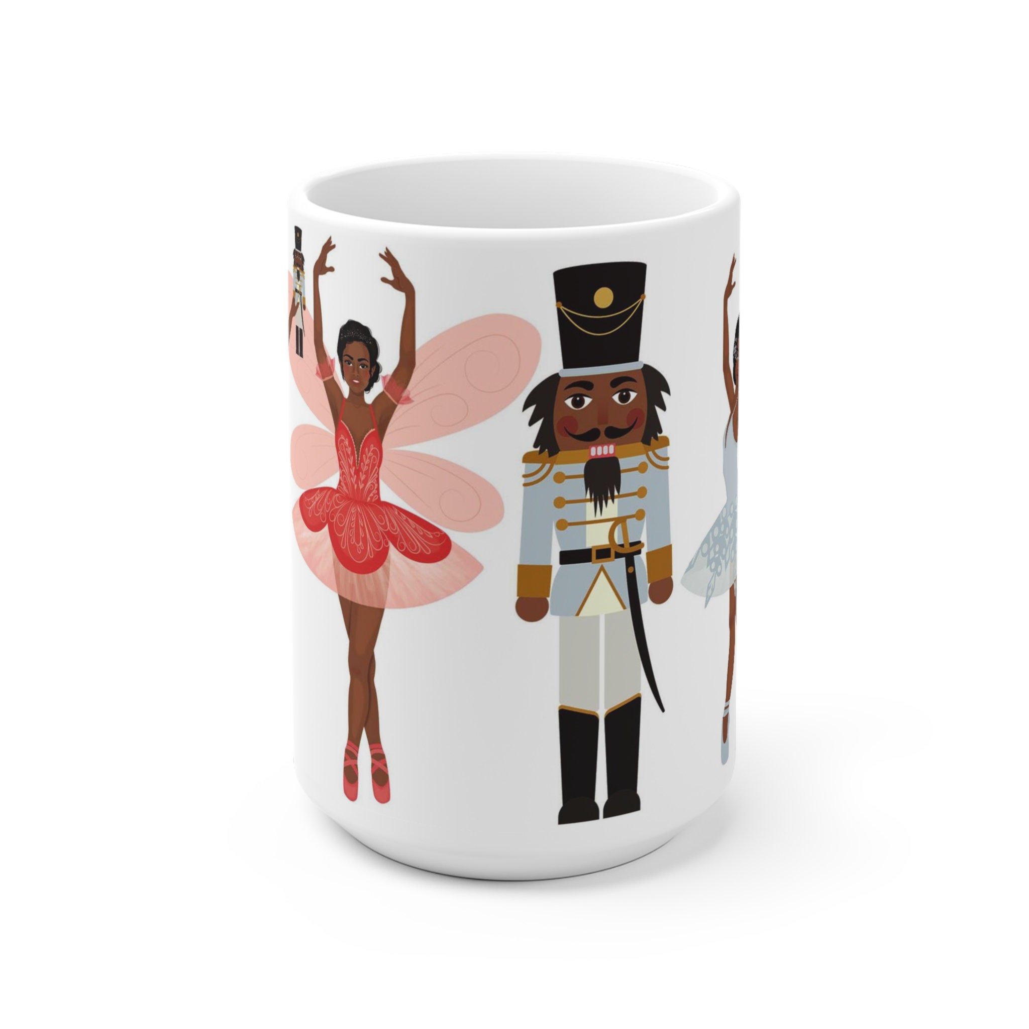 Black Nutcracker Ballet Mug African American Brown Skin Etsy