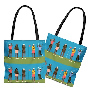Bolsa de golf para niñas negras / Birdies & Melanin, lista para par 3, Fairway Black Excellence, bolsa para palos de golf