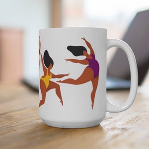 Thick Girls Mug - African American Mugs - Black Women Art - Curvy Woman - Body Positive