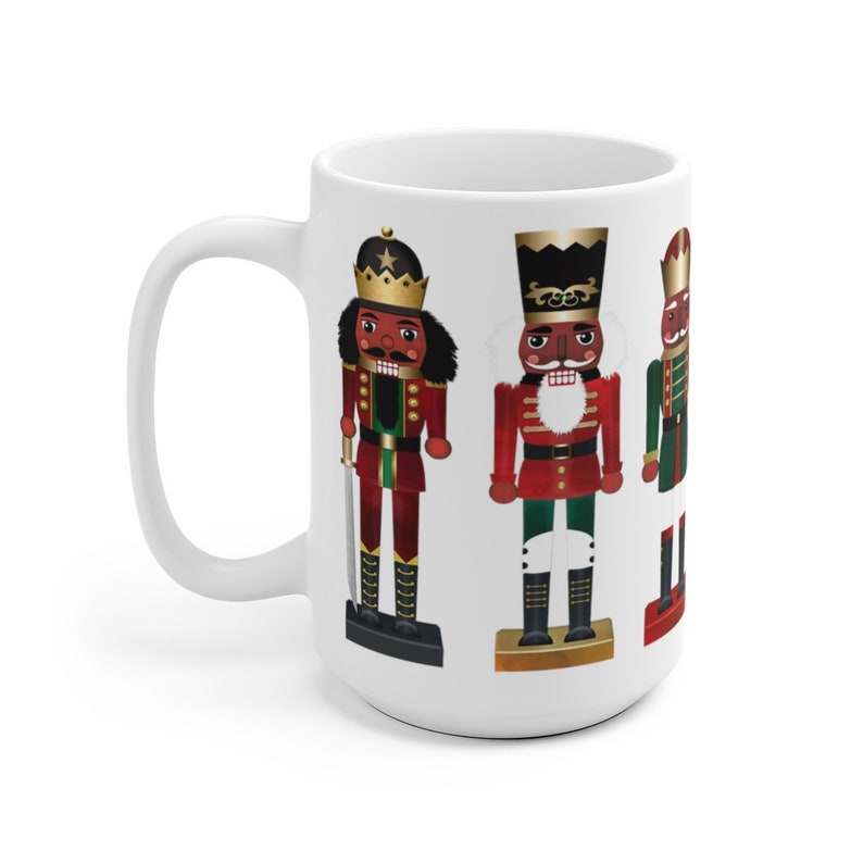 Nutcracker Mug Christmas Mug Holiday Coffee Cup Black Etsy
