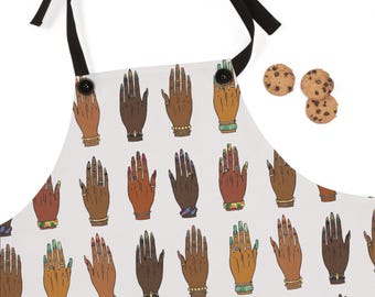 Manicured Hands Apron | Pretty Brown Hands Smock