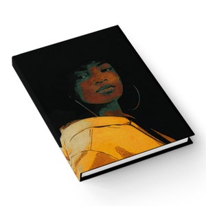 Brown Girl Journal - Ruled Line - Blank Journal - Gift for Writers - Black Writers - Black Literature - African American Gifts - Black Owned