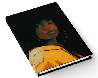 Brown Girl Journal - Ligne lignée - Journal vierge - Cadeau pour les écrivains - Écrivains noirs - Littérature noire - Cadeaux afro-américains - Propriété noire