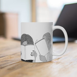 Black Readers Mug - African American Mugs - Black Girls Read - Black Writers - Book Lover - Bookish Gifts - English Major - Black Men Read