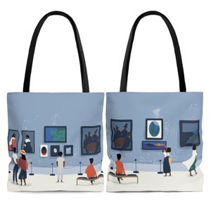 Black Art Museum Tote Bag - African American Gifts - Black Girl Art - Black Lives