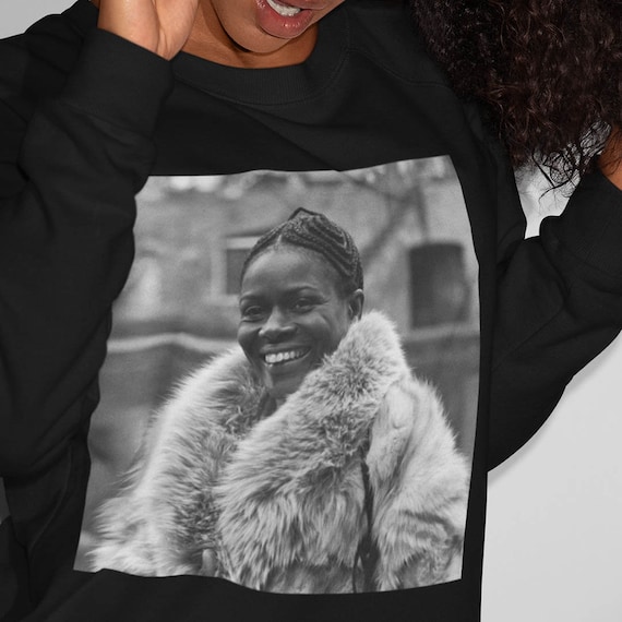 Black Woman Hoodie Afro American Black woman Crop Hoodie Cicely Tyson Just As I Am African American Afro gifts