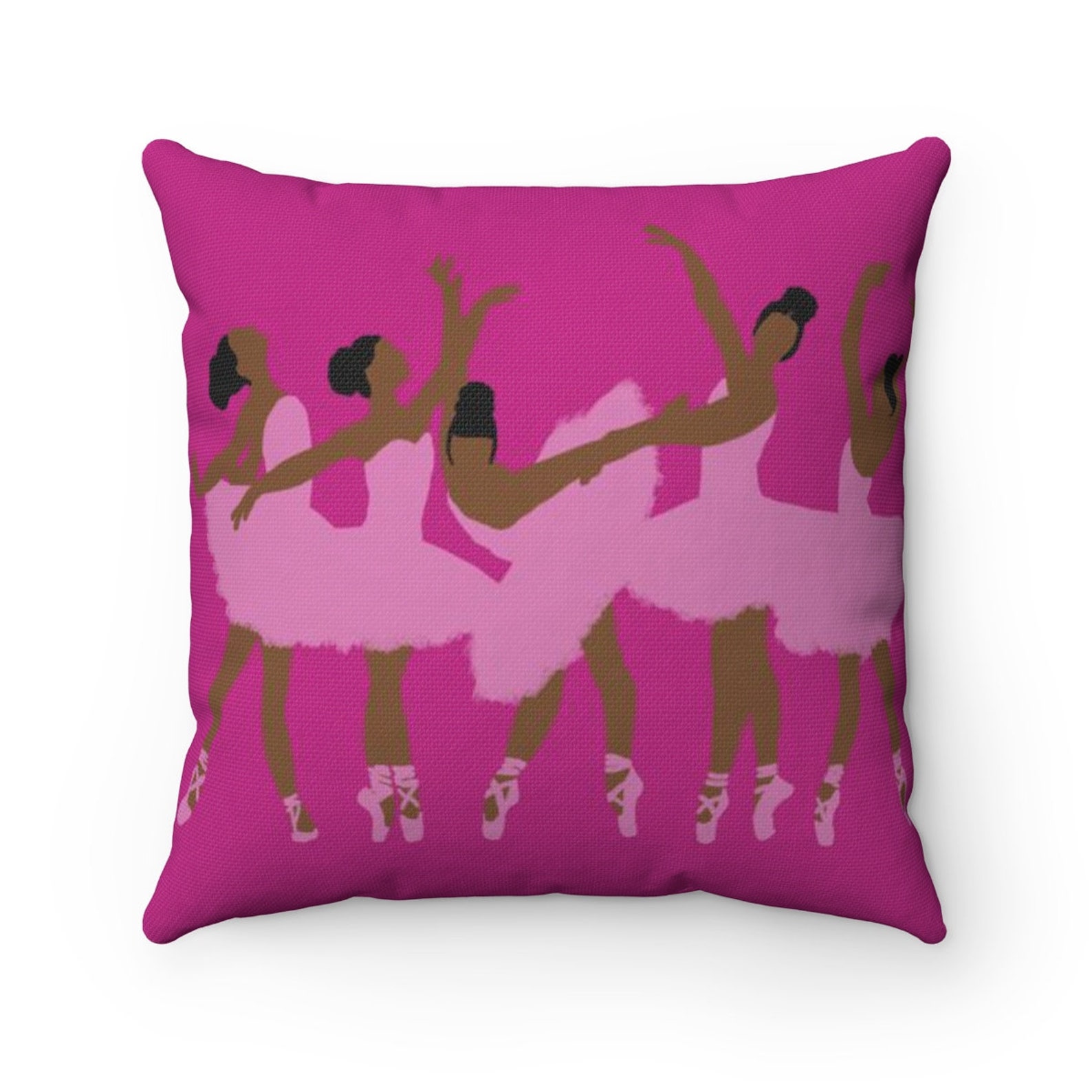Ballerina Pillow African American Decor Ebony Ballet Etsy