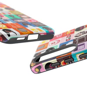 Afro Tech Phone Case: Vintage Technology Design image 6