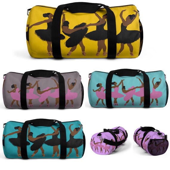Black Ballerina Duffel Bag African American Dance Ballet Etsy