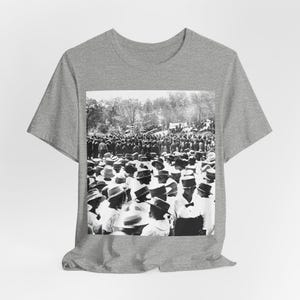 Camiseta vintage con foto de HBCU: Historia de la educación afroamericana, camiseta de graduación Athletic Heather