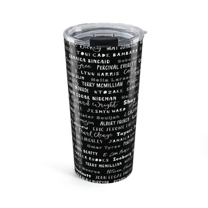 Black Writers 20oz Tumbler: Literary Authors Gift for Book Lovers image 2