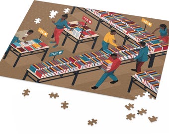 Puzzle für Bücherwürmer: Bücherwurm Geschenk für Leseratten