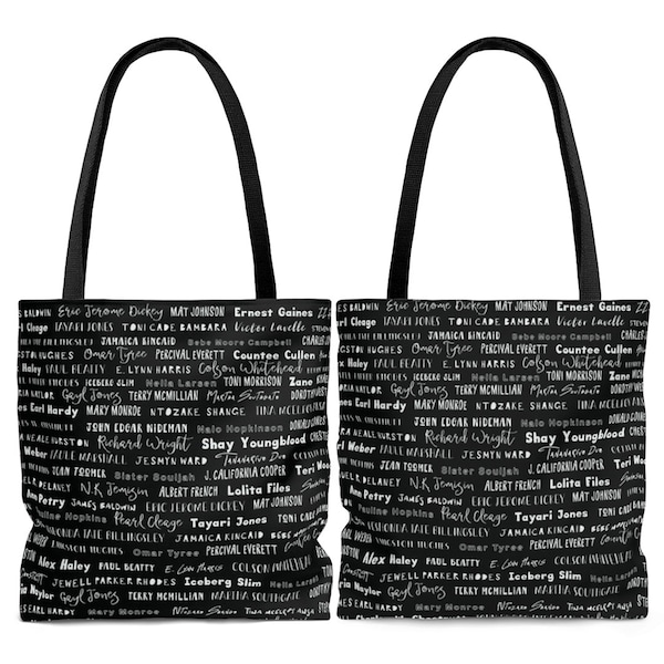 Black Writers Tote Bag - African American - Literary Gift for Readers - Soul Lit - Black Literature - Black Authors - Black and Educated