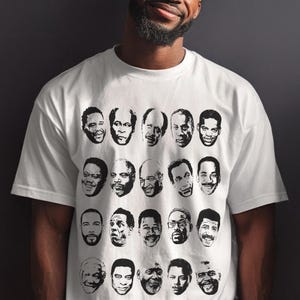 Black TV Dads Shirt: Black American Actors, Hollywood Faces