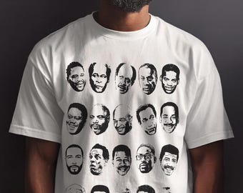 Black TV Dads Shirt: Black American Actors, Hollywood Faces