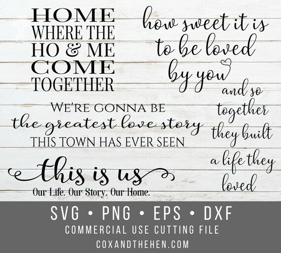 Download Farmhouse Sign Stencil Svg Bundle Wood Sign Cut File Bundle Etsy