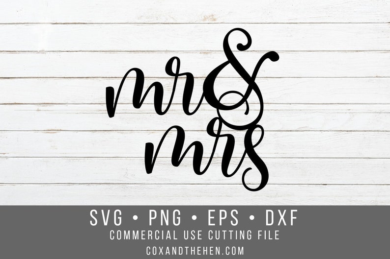 Download Clip Art Mr And Mrs Svg Cupcake Topper Cutting File Wedding Svg Art Collectibles