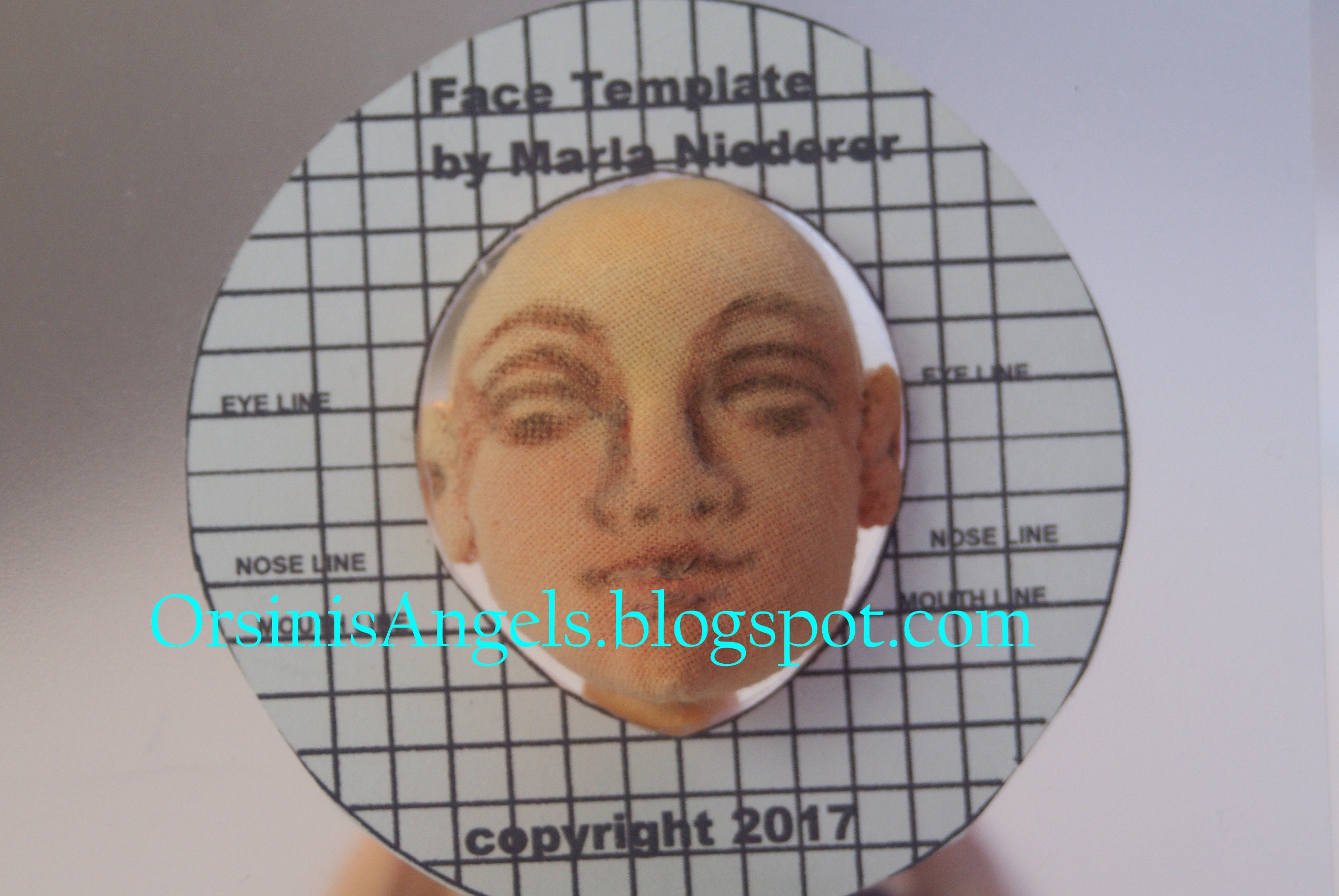 Medium Doll Face Template Digital Instant Downloadable PDF Created by ...
