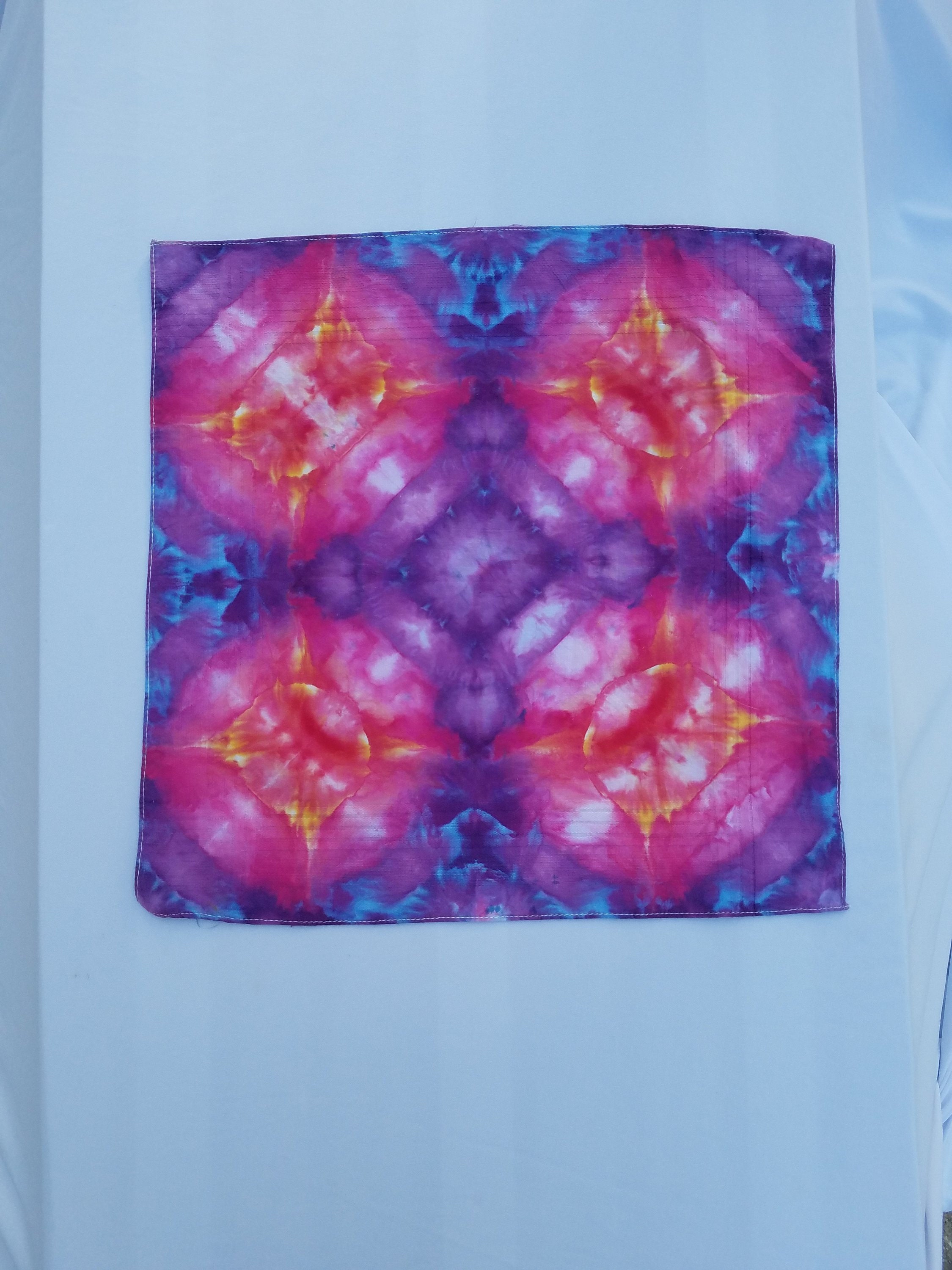 Tie Dye TAPESTRY/ HANDKERCHIEF 100 Cotton 15 x Etsy
