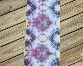 Hand Dyed Vintage Linen;  13.75"  x 29.75"; Table Runner; Dresser Scarf; Covering; Mat; Household Linen; Tapestry