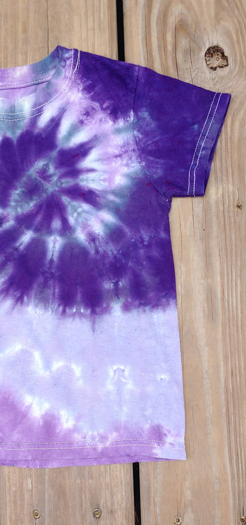 TODDLER Tie Dye T-SHIRT Size XS 4-5T 100% Cotton Spiral | Etsy