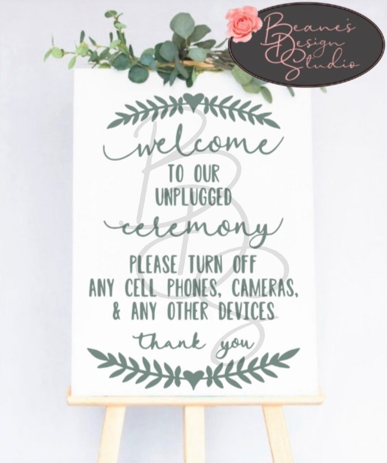 Download Unplugged Ceremony SVG Unplugged Wedding svg Wedding svg ...