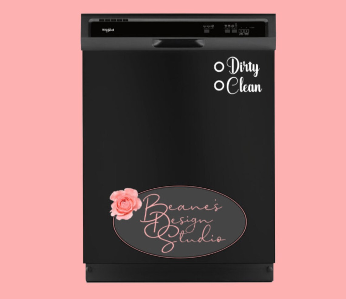 Clean Dirty Dishwasher Decal Design SVG Bundle Dishwasher Etsy